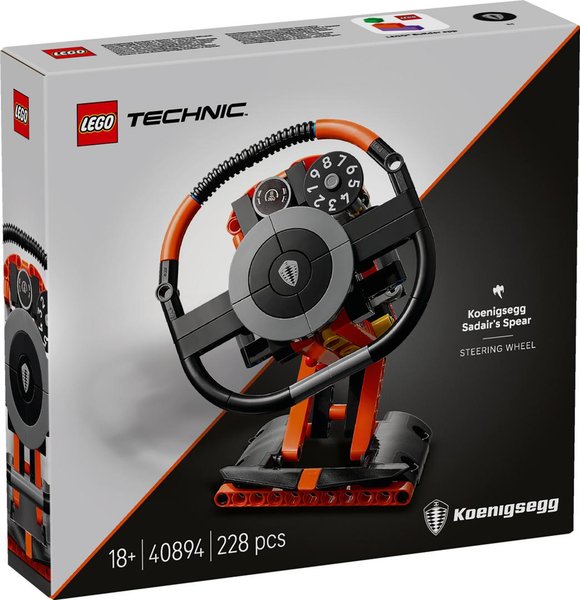 40894 Koenigsegg Sadair's Spear Steering Wheel