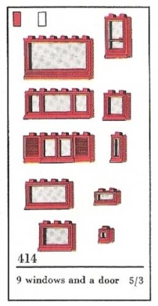 414-3 Windows Parts Pack (The Building Toy)
