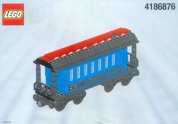 4186876 Passenger Wagon Blue (White Box)