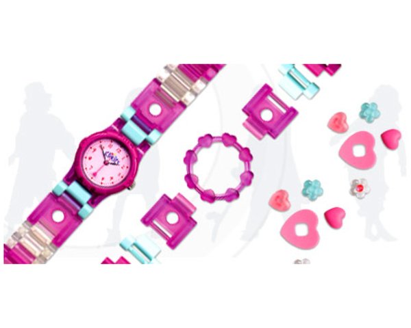 4216814 Clikits Heart Buildable Watch (Pink)