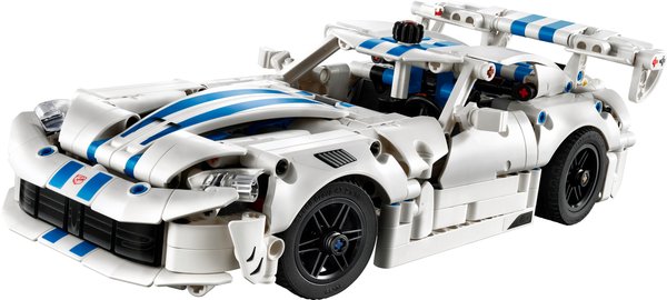42234 Dodge Viper GTS-R Sportwagen, Bauset, Rennauto mit Lenkung und V10-Motor
