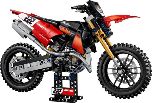 42238 Ducati Desmo450 MX Factory Motorrad Spielzeug
