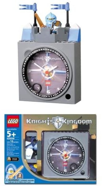 4250348 Knights' Kingdom Alarm Clock with Building Toy