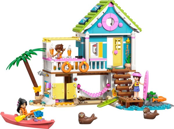 42699 Strandhaus mit Robben