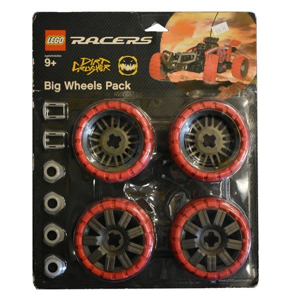 4286013 Big Wheels Pack Dirt Crusher (Red)