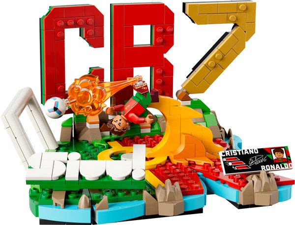 43012 Editions Cristiano Ronaldo, Fußball-Highlights, Fußball-Deko; Bauset für Kinder