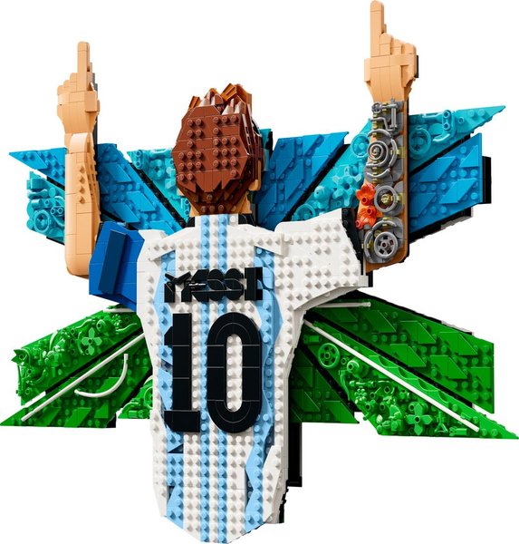 43018 Editions Lionel Messi – Torjubel, Fußball Modellbau