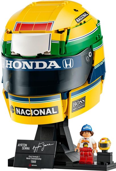43024 Editions Ayrton Senna Helm F1 Fanartikel Modellbausatz