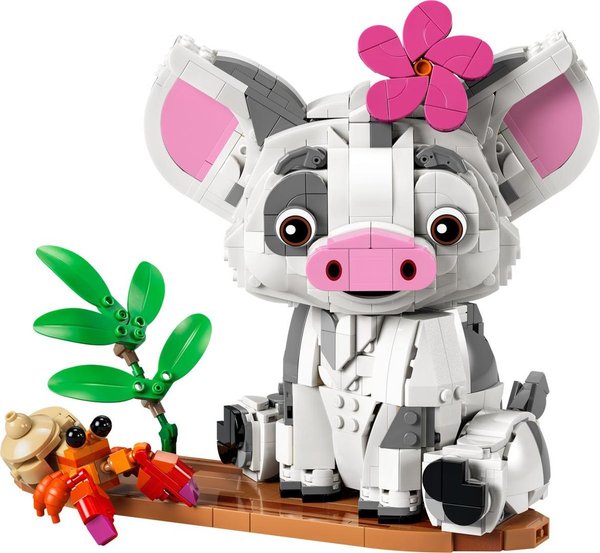43292 ǀ Disney Vaiana Pua, Schwein zum Bauen und Spielen, Zimmerdeko für Fans ab 9 Jahren