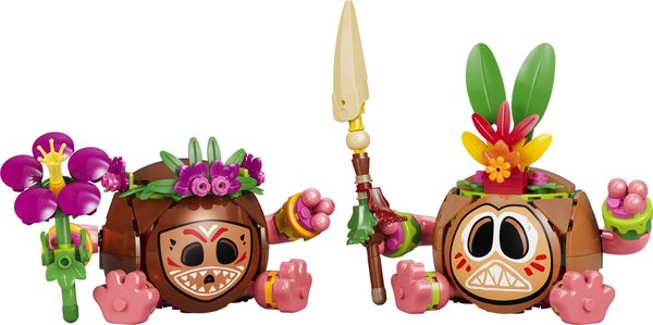 43293 ǀ Disney Vaiana Kakamora, Bauspielzeug, Deko-Kokosnüsse für Kinder ab 9 Jahren
