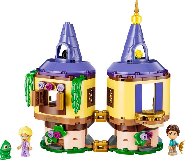 43294 ǀ Disney Princess Rapunzels Mini-Turm, Bauspielzeug, Spielset für Kinder ab 5 Jahren