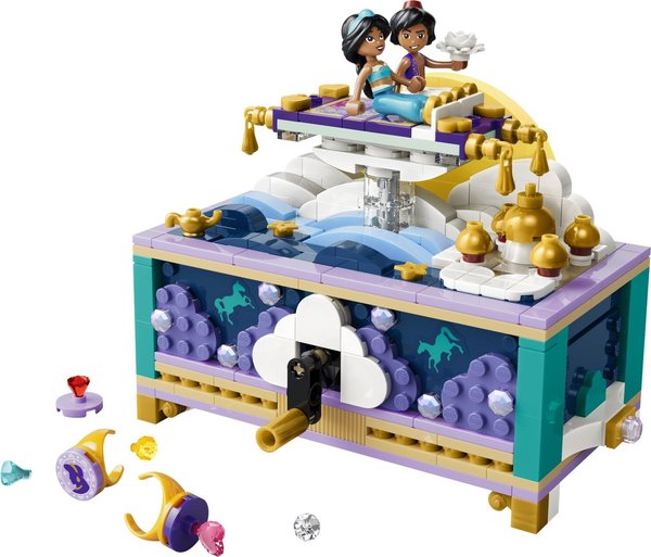 43295 ǀ Disney Princess Jasmins Schmuckkästchen, Bauspielzeug für Kinder ab 6 Jahren