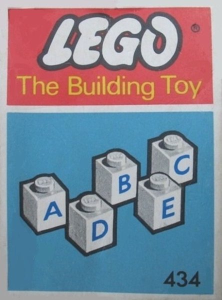 434 50 lettered bricks (The Building Toy)