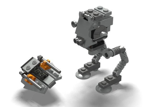 4486 AT-ST & Snowspeeder - Mini
