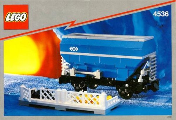 4536 Blue Hopper Car
