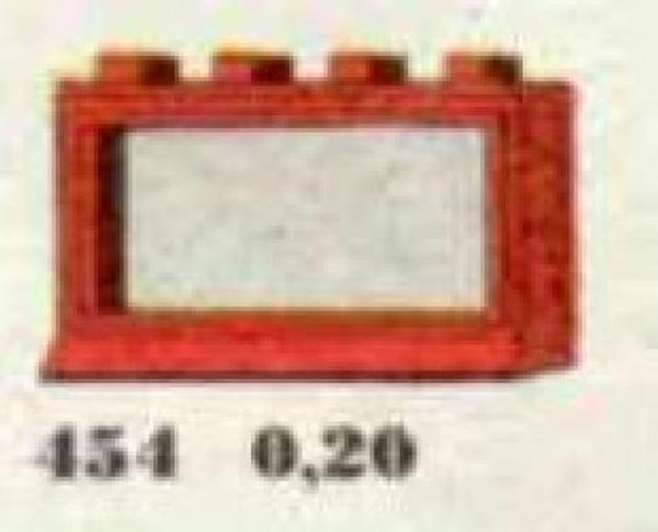 454-2 1 x 4 x 2 Window, Red or White