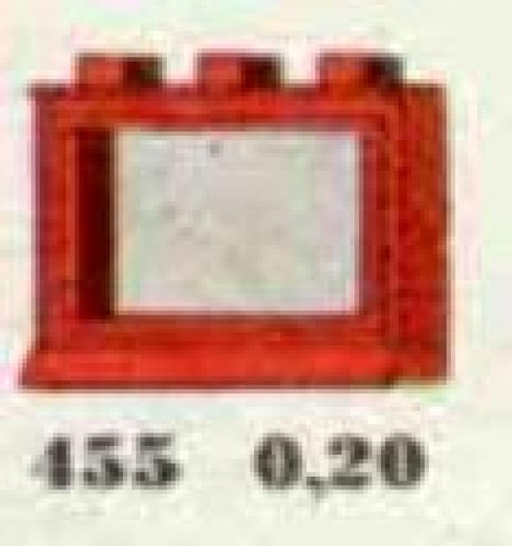 455-2 1 x 3 x 2 Window, Red or White