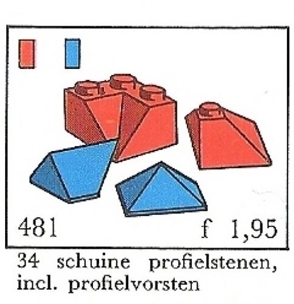 481-6 Slopes Regular, Double, Angle, Valley and Corner, Blue (System)