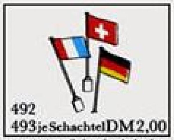 492-2 Nordic and American Flags