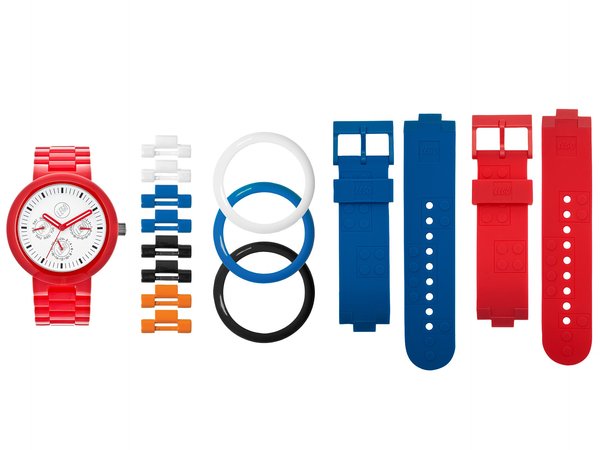 5004117 Multi-stud Red Adult Tachymeter Watch