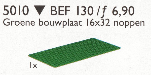 5010 Building Plate 16 x 32, Green