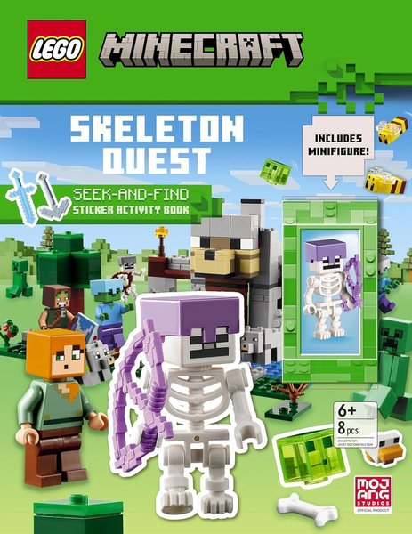 5010071 Minecraft: Skeleton Quest: Seek-and-Find: Sticker Activity Book