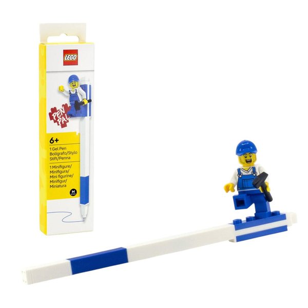 5010102 Pen Pal Gel Pen with Minifigure (Blue)