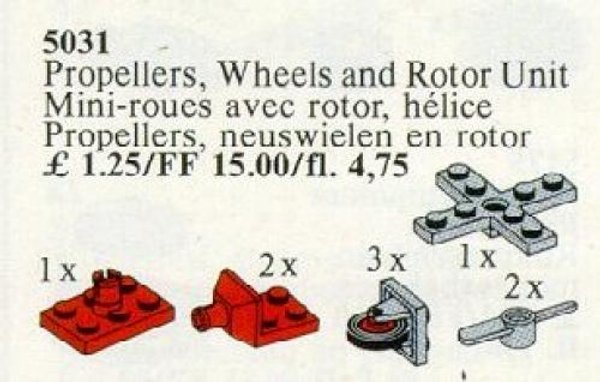 5031 Propellers, Wheels, Rotor Unit