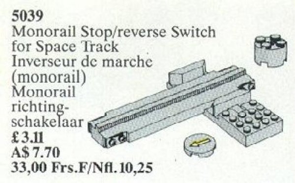 5039 Monorail Stop / Reverse Switch