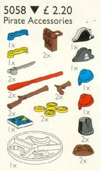 5058 Pirate Accessories
