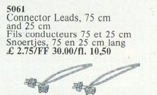 5061 Connector Leads, 75cm and 25cm