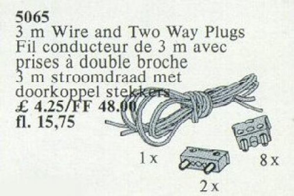 5065 3m Wiring and Two-Way Plug