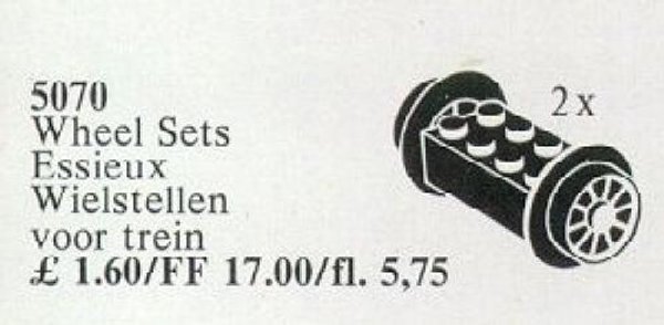 5070 Wheel Sets, Black