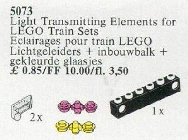 5073 Light Transmitting Elements for Train Sets
