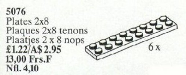 5076 Plates 2 x 8
