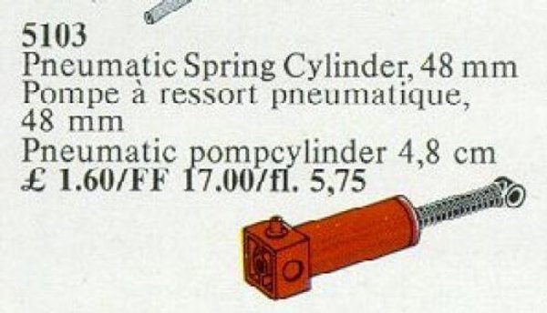 5103 Pneumatic Spring Cylinder, 48 mm
