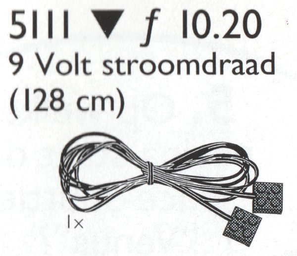 5111 9V Motor Wire, 128cm