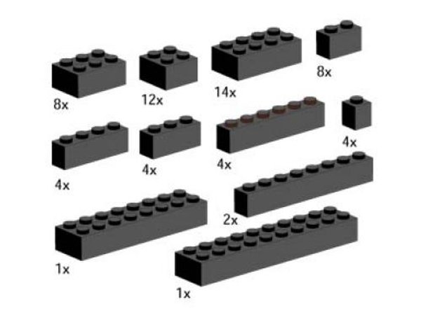 5144 Bricks, Black