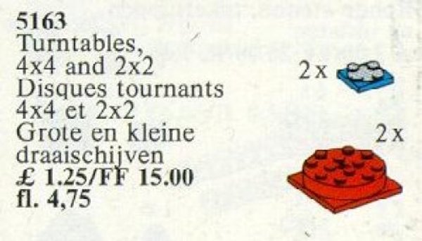 5163 Turntables, 4 x 4 and 2 x 2
