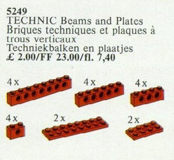 5249 TECHNIC Beams and Plates [Red]