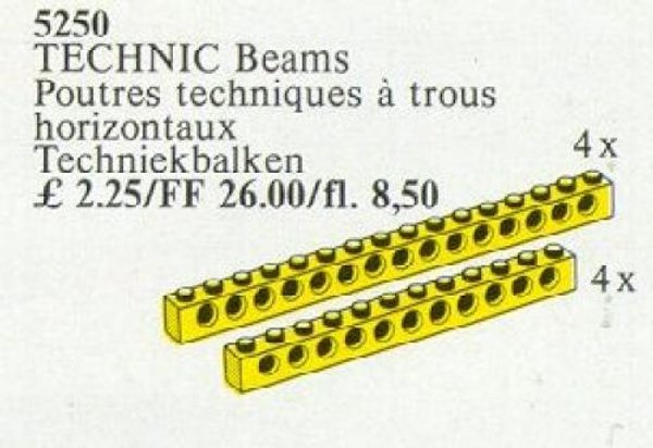 5250 TECHNIC Beams {yellow}