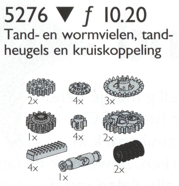 5276 Gear Wheels Etc. / Gear Wheels, Worm Gears, Universal Joints and Gear Racks