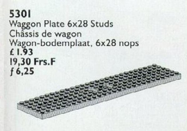 5301 Wagon Plate 6 x 28