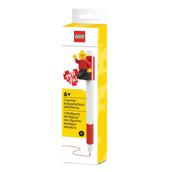 53704 Pen Pal Gel Pen with Minifigure (Red)