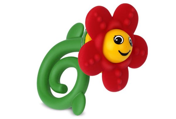 5460 Happy Flower Rattle & Teether