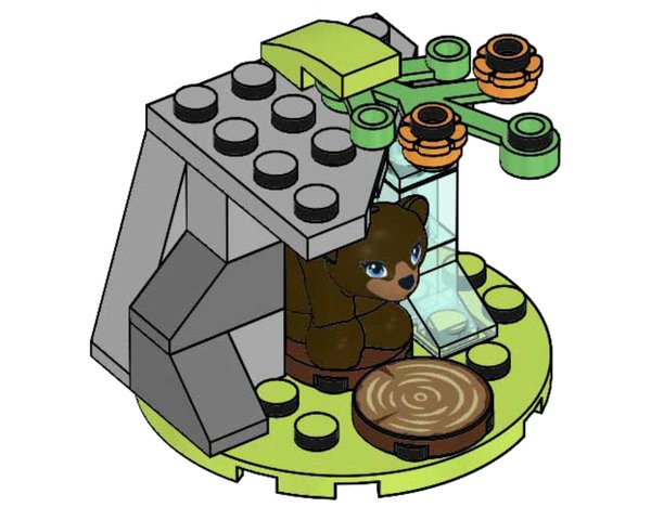 561904 Biscuit's Cozy Forest Cave