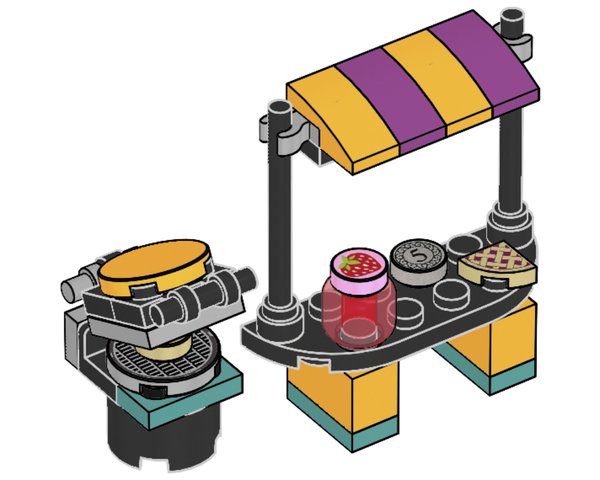 561905 Andrea's Waffle Booth