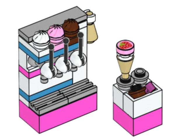 561907 Olivia's Ice Cream Machine