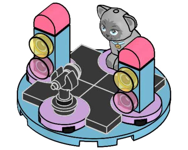 562404 Kitten on Karaoke Stage