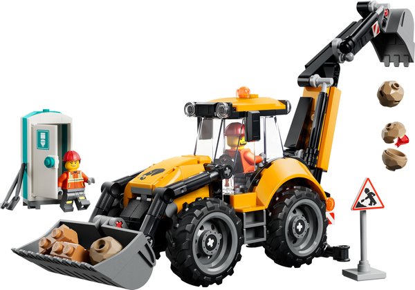 60480 Gelber Baggerlader